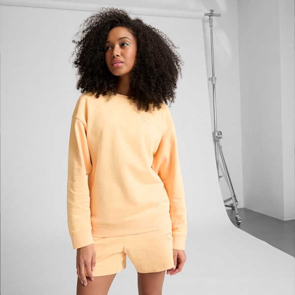 Женская комфортная толстовка Crew Puma Elevated Essentials, оранжевый
Женская комфортная толстовка Crew Puma Elevated Essentials, оранжевый