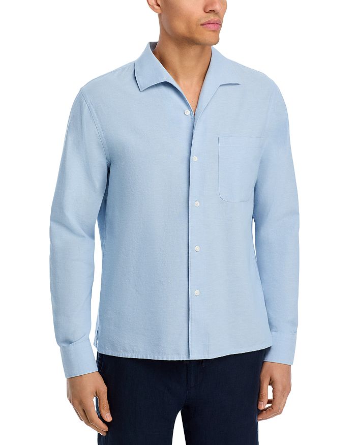 Рубашка с длинным рукавом из шамбре Vince, синий
Рубашка с длинным рукавом из шамбре Vince, синий