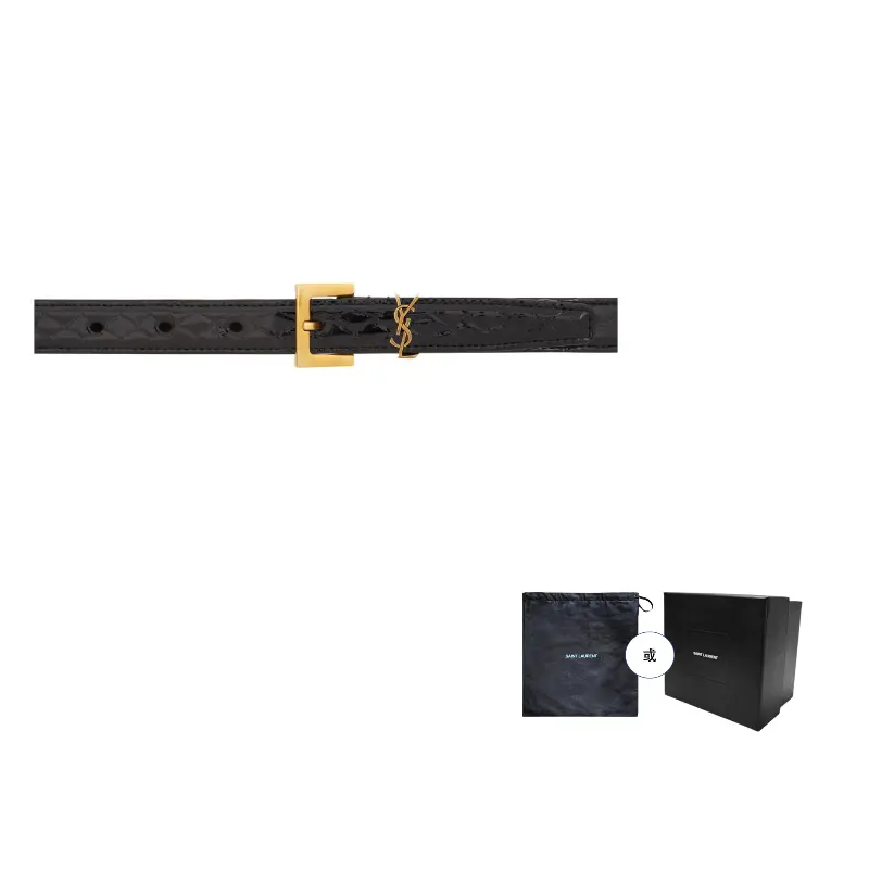 SAINT LAURENT Браслет-ремень Cassandre, Black
SAINT LAURENT Браслет-ремень Cassandre, Black