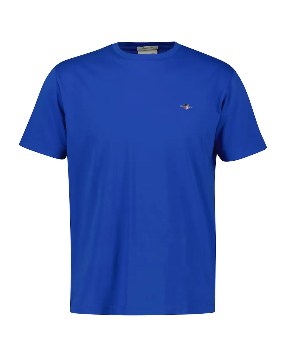 Мужская футболка из хлопка с обычным кроем Gant, синий индиго
Мужская футболка из хлопка с обычным кроем Gant, синий индиго