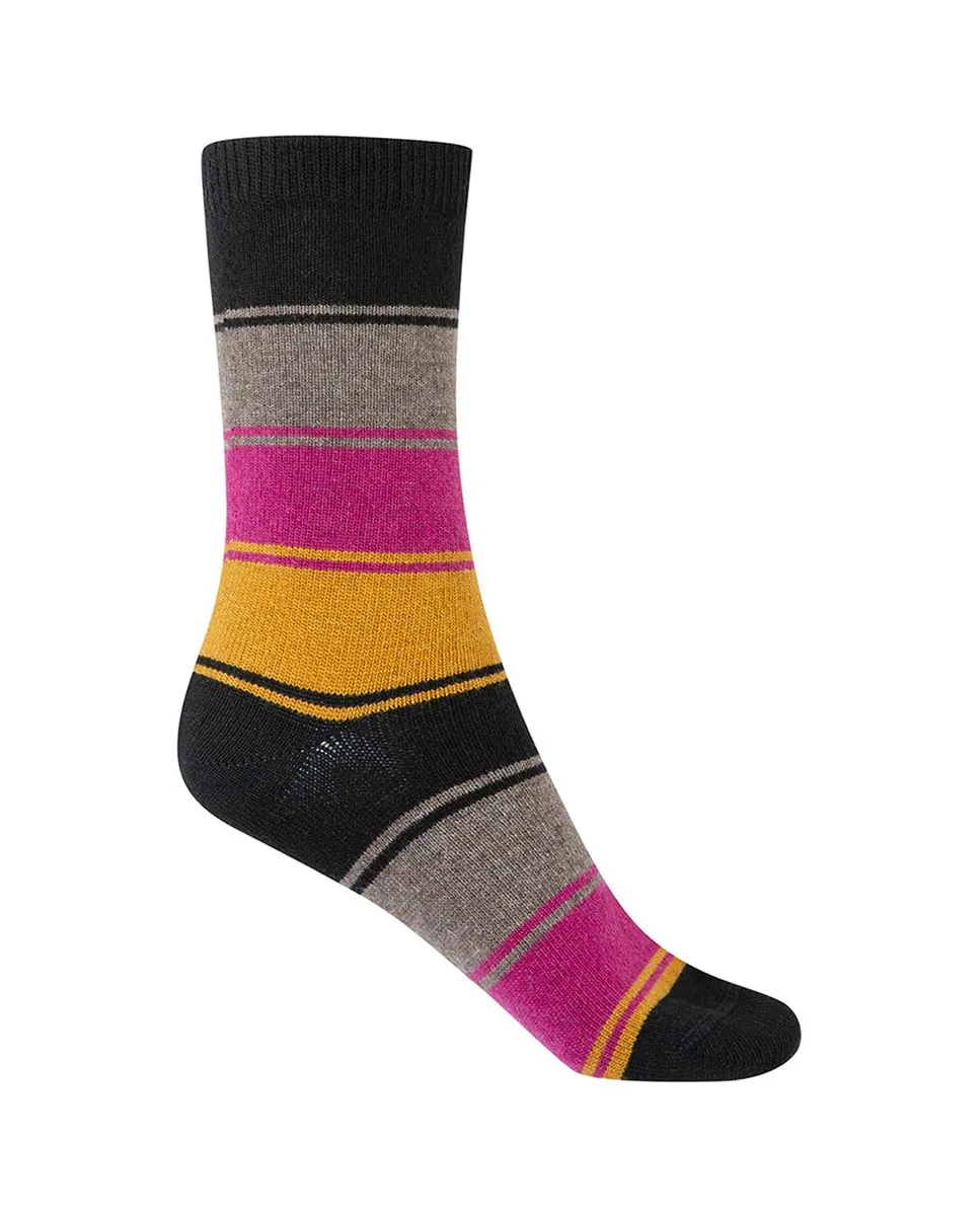 Женские короткие носки из кашемира и шерсти в полоску Сделано в Испании Punto Blanco, черный
Женские короткие носки из кашемира и шерсти в полоску Сделано в Испании Punto Blanco, черный