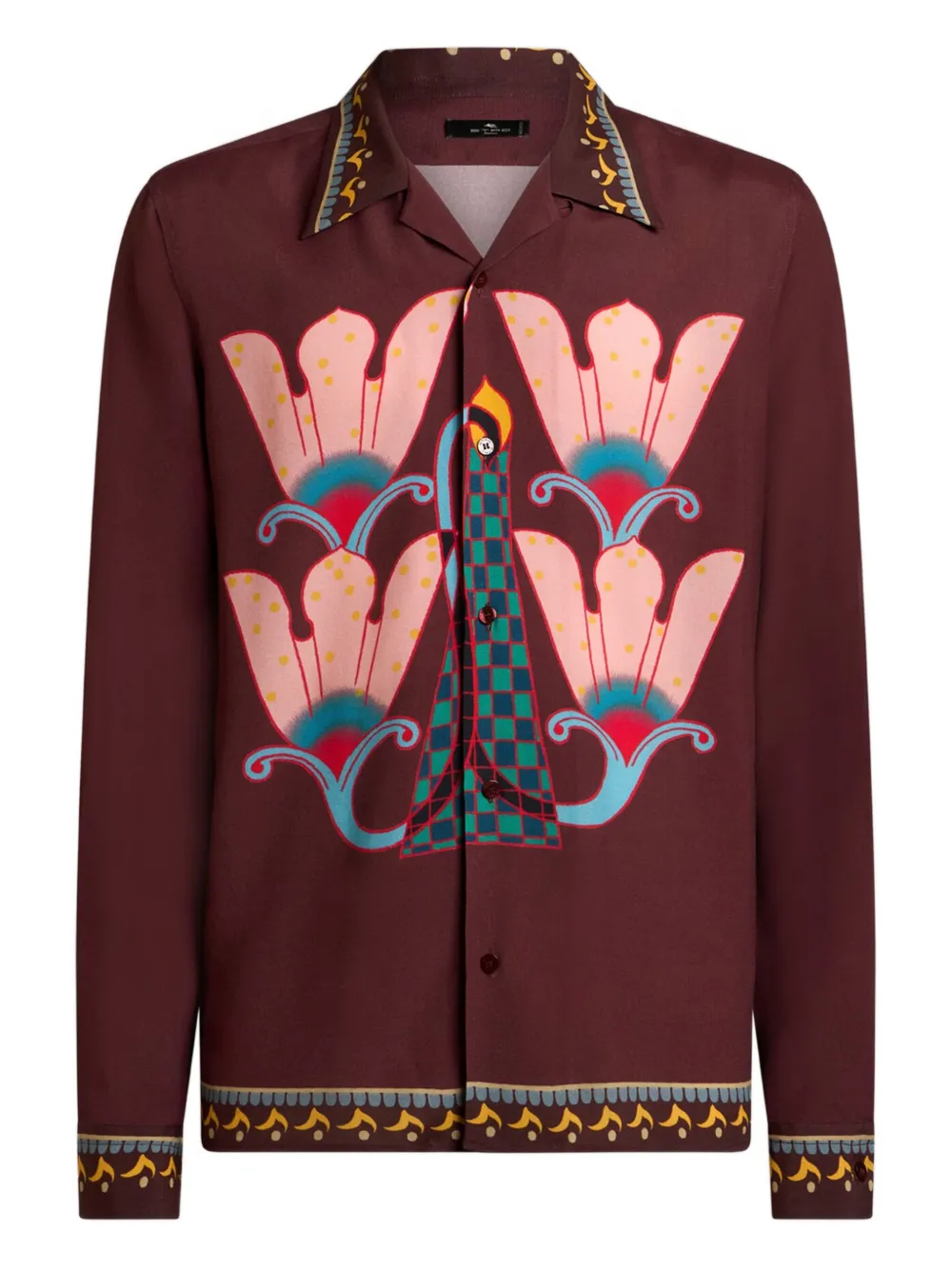 Рубашка с длинными рукавами и принтом ETRO, красный
Рубашка с длинными рукавами и принтом ETRO, красный