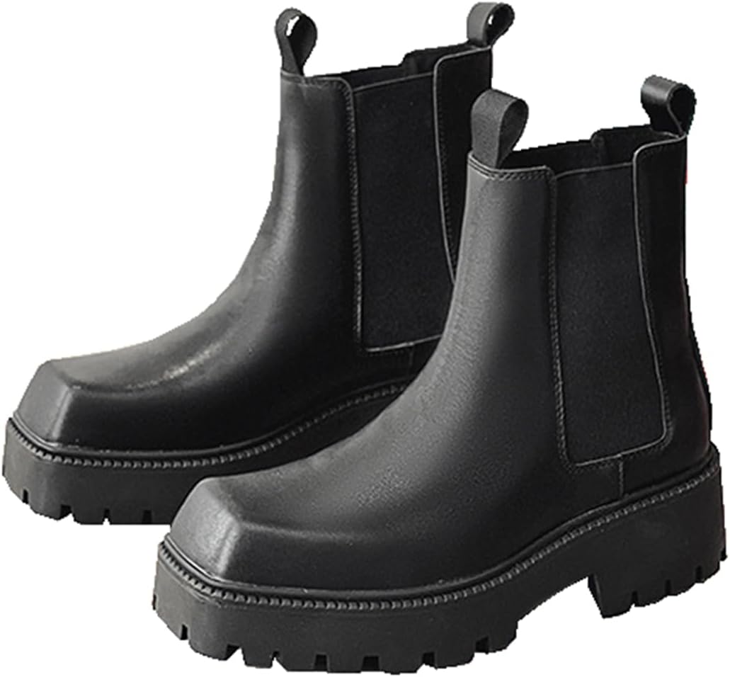 Мужские ботинки челси, удобные рабочие ботинки на платформе, кожаные высокие мотоциклетные ботинки на молнии Zhoupulp, черный
Мужские ботинки челси, удобные рабочие ботинки на платформе, кожаные высокие мотоциклетные ботинки на молнии Zhoupulp, черный