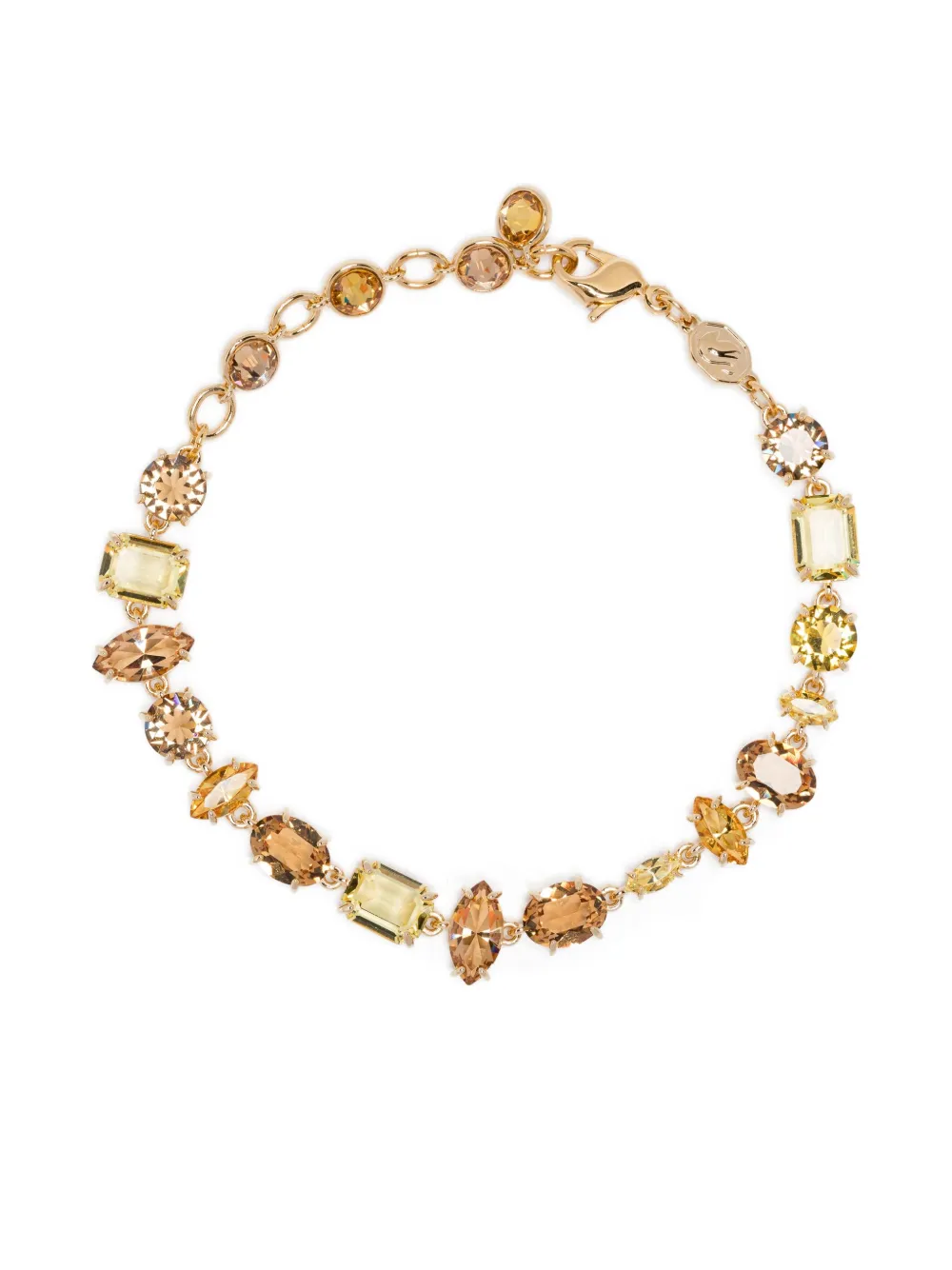 Браслет, украшенный кристаллами Gema Swarovski, золотой
Браслет, украшенный кристаллами Gema Swarovski, золотой