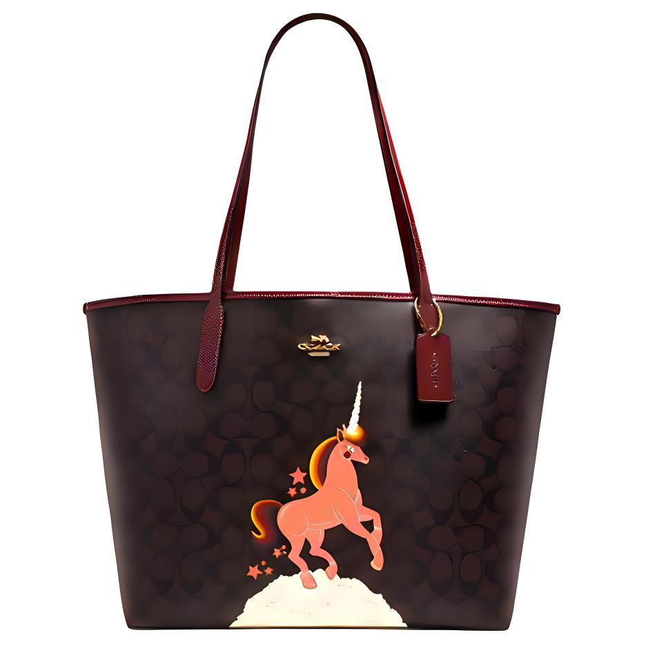 COACH Городская сумка-тоут из прорезиненного хлопка с гладкой кожей
COACH Городская сумка-тоут из прорезиненного хлопка с гладкой кожей