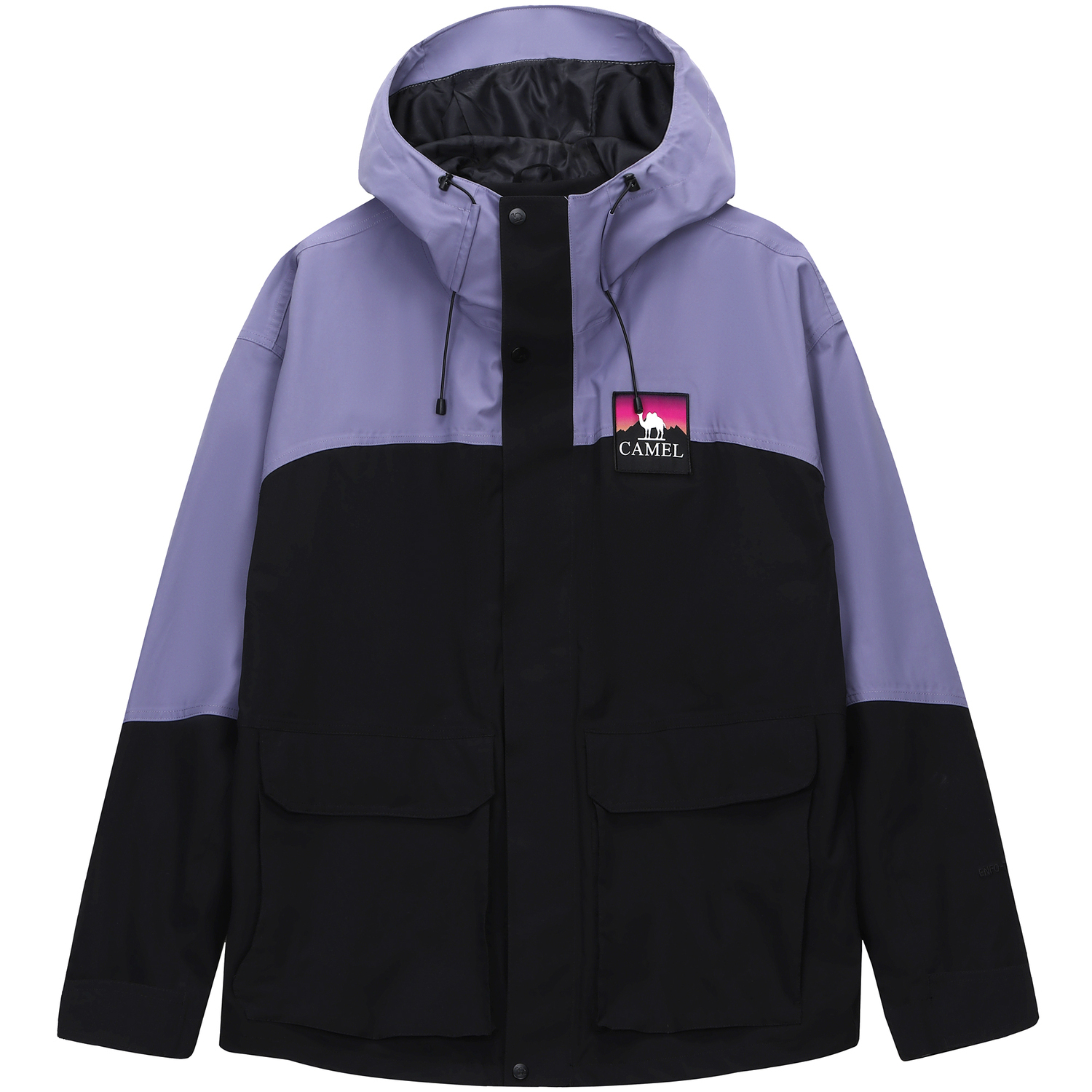 CAMEL Ветровка для любой погоды Unisex, Phantom Black/Waving Purple
CAMEL Ветровка для любой погоды Unisex, Phantom Black/Waving Purple