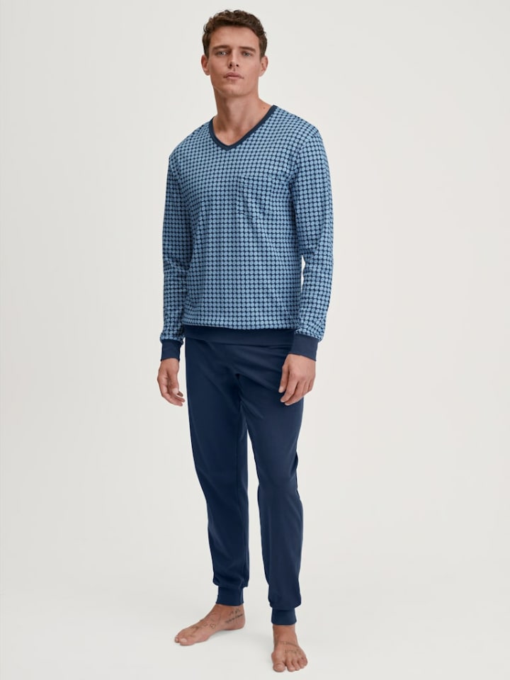 Calida Мужской спортивный костюм синего цвета
Calida Мужской спортивный костюм синего цвета