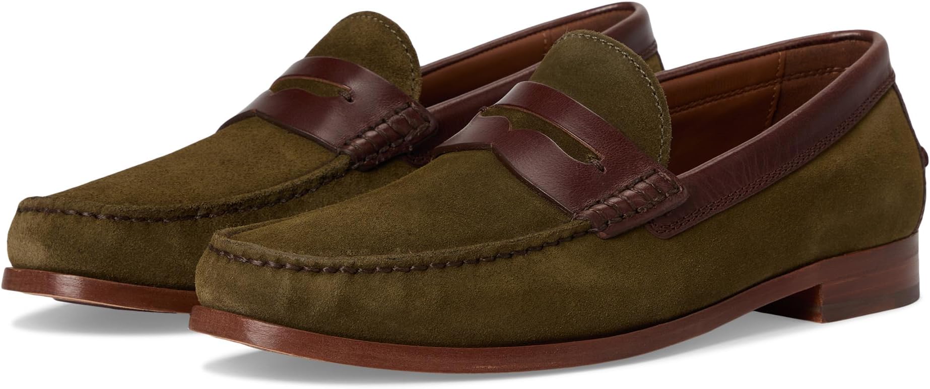 Лоферы Johnston & Murphy Collection Men's Baldwin Penny, Olive Waxed English Suede/Brown Full Grain
Лоферы Johnston & Murphy Collection Men's Baldwin Penny, Olive Waxed English Suede/Brown Full Grain
