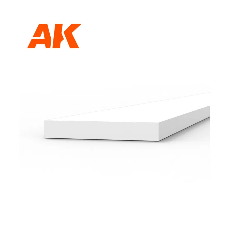 Полоса стирола - 0,75 х 5 х 350 мм., High Quality Modeling Styrene
Полоса стирола - 0,75 х 5 х 350 мм., High Quality Modeling Styrene