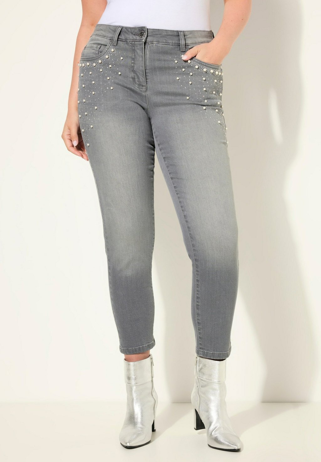 Джинсы облегающего кроя MIAMODA, серый
Джинсы облегающего кроя MIAMODA, серый