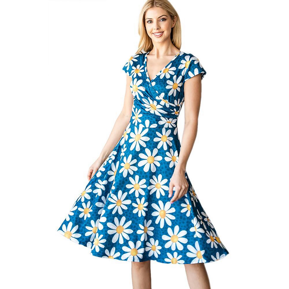 Женское однотонное платье с v-образным вырезом и принтом Haute Edition, цвет Denim Floral
Женское однотонное платье с v-образным вырезом и принтом Haute Edition, цвет Denim Floral