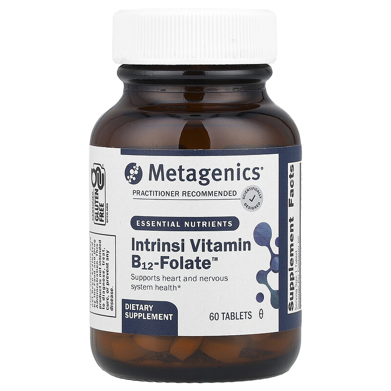 Metagenics, Intrinsi Vitamin B12-Folate , 60 таблеток
Metagenics, Intrinsi Vitamin B12-Folate , 60 таблеток