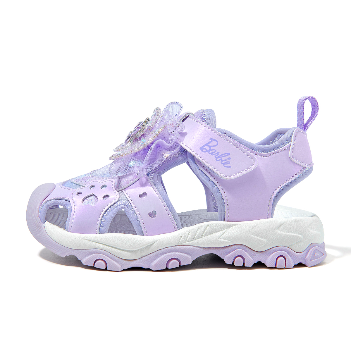 Детские сандалии Barbie, фиолетовый 
Детские сандалии Barbie, фиолетовый