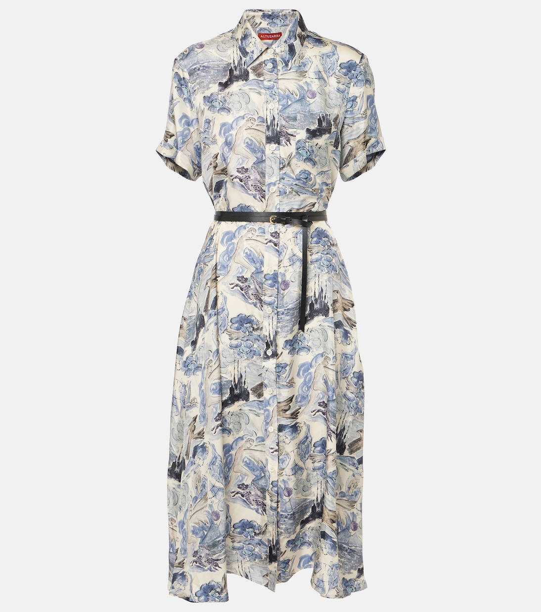 Шелковое платье-рубашка Kiera Altuzarra, Berry Blue Mythical
Шелковое платье-рубашка Kiera Altuzarra, Berry Blue Mythical