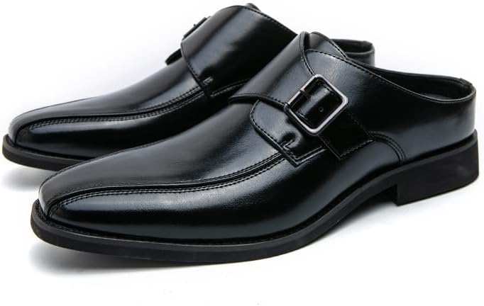 Мюли с пряжкой для мужчин, черные, из натуральной кожи, с грубым каблуком, без задника, лоферы, удобные для повседневной носки, вечеринок, работы и офиса Ferraogan
Мюли с пряжкой для мужчин, черные, из натуральной кожи, с грубым каблуком, без задника, лоферы, удобные для повседневной носки, вечеринок, работы и офиса Ferraogan