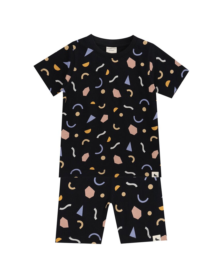 Turtledove London Комплект из двух предметов: футболка и велосипедки с абстрактным принтом, черный
Turtledove London Комплект из двух предметов: футболка и велосипедки с абстрактным принтом, черный