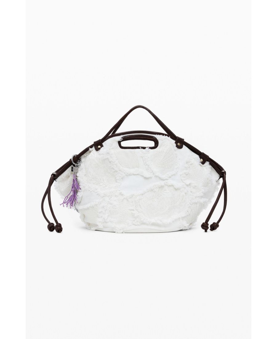 Женская вышитая сумка среднего размера Desigual, White
Женская вышитая сумка среднего размера Desigual, White