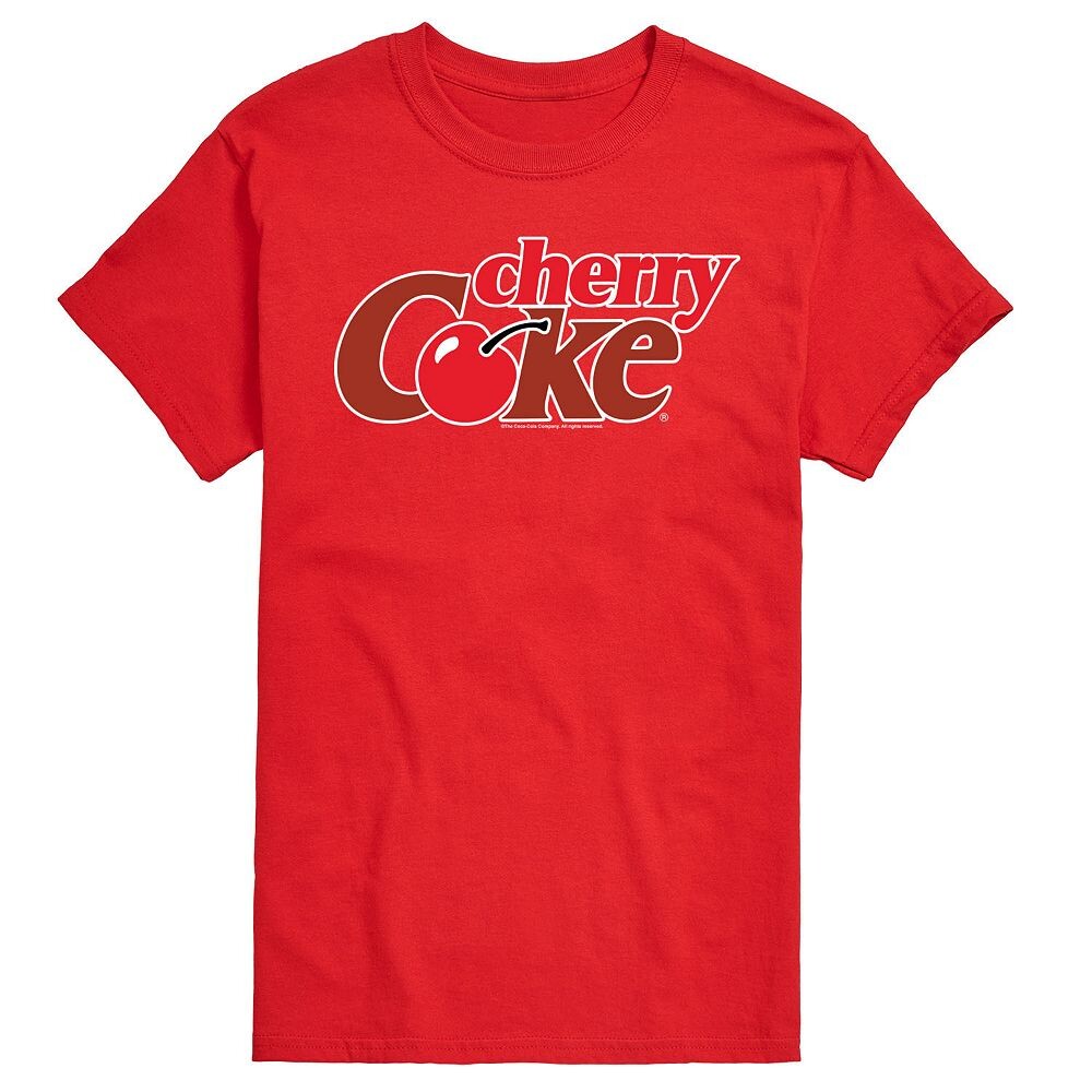 Футболка с логотипом Big & Tall Coca-Cola Cherry Coke Licensed Character, красный 
Футболка с логотипом Big & Tall Coca-Cola Cherry Coke Licensed Character, красный