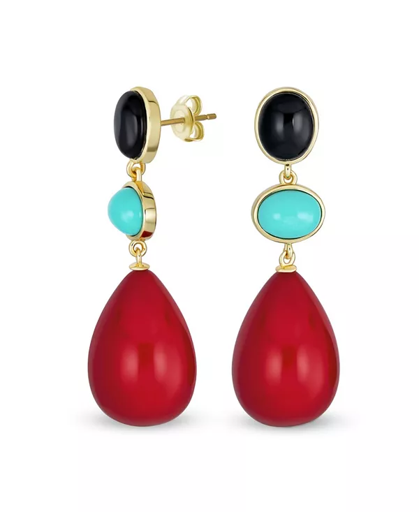 Уникальные геометрические подвесные серьги-капли в форме шара, капли, капли, овала и 3 многоярусных натуральных драгоценных камней для вечеринки для женщин, покрытые 14-каратным желтым золотом Bling Jewelry, multicolor
Уникальные геометрические подвесные серьги-капли в форме шара, капли, капли, овала и 3 многоярусных натуральных драгоценных камней для вечеринки для женщин, покрытые 14-каратным желтым золотом Bling Jewelry, multicolor