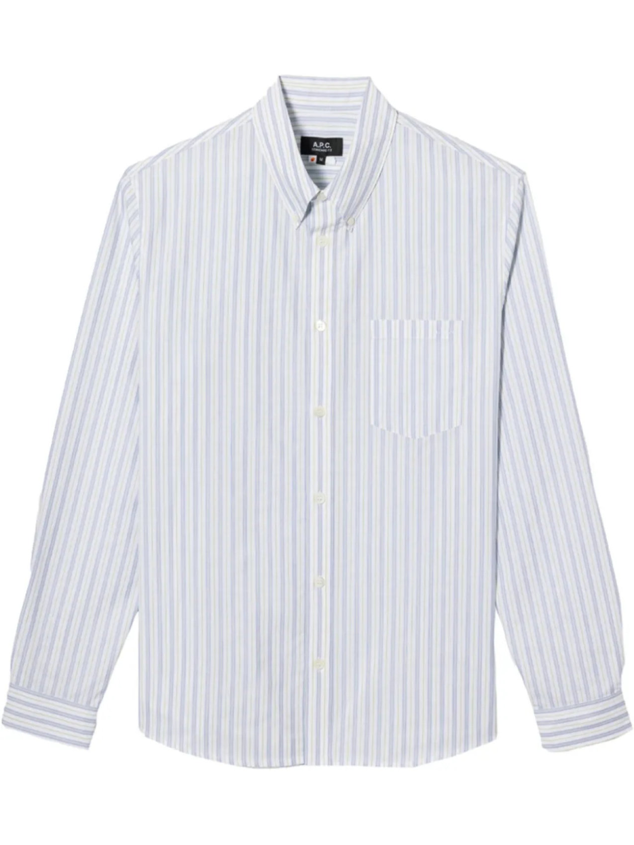 Полосатая рубашка APC A.P.C., белый 
Полосатая рубашка APC A.P.C., белый