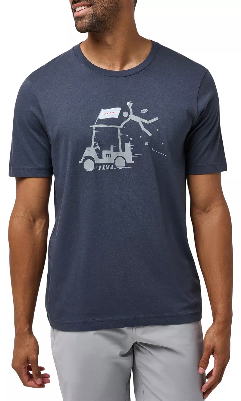 Мужская футболка для гольфа TravisMathew 44 Represent 2.0 IL State с графическим рисунком, цвет Mood Indigo
Мужская футболка для гольфа TravisMathew 44 Represent 2.0 IL State с графическим рисунком, цвет Mood Indigo