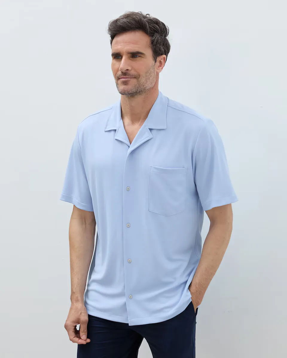 Мужская рубашка с охлаждающим эффектом, короткий рукав Sepiia, светло-голубой
Мужская рубашка с охлаждающим эффектом, короткий рукав Sepiia, светло-голубой