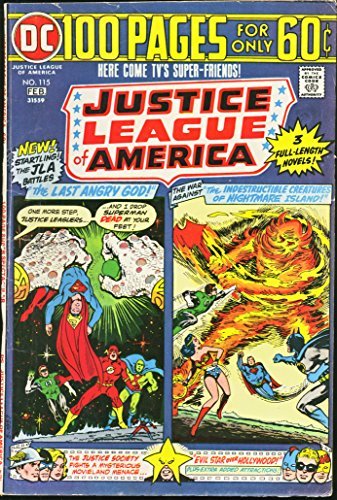 Justice League of America #115, Feb. 1975. 100 pages. Justice Society (DC Comics)
Justice League of America #115, Feb. 1975. 100 pages. Justice Society (DC Comics)
