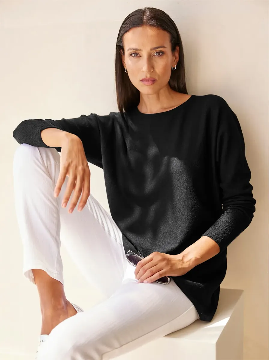 Heine вязаный свитер "Пуловер", черный
Heine вязаный свитер "Пуловер", черный