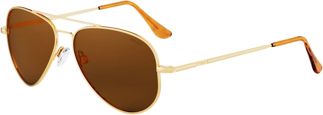 Солнцезащитные очки-авиаторы Randolph Eyewear Concorde для мужчин и женщин – неполяризованные и поляризованные, рассчитанные на длительное использование Randolph Engineering, 23k Gold / American Tan
Солнцезащитные очки-авиаторы Randolph Eyewear Concorde для мужчин и женщин – неполяризованные и поляризованные, рассчитанные на длительное использование Randolph Engineering, 23k Gold / American Tan