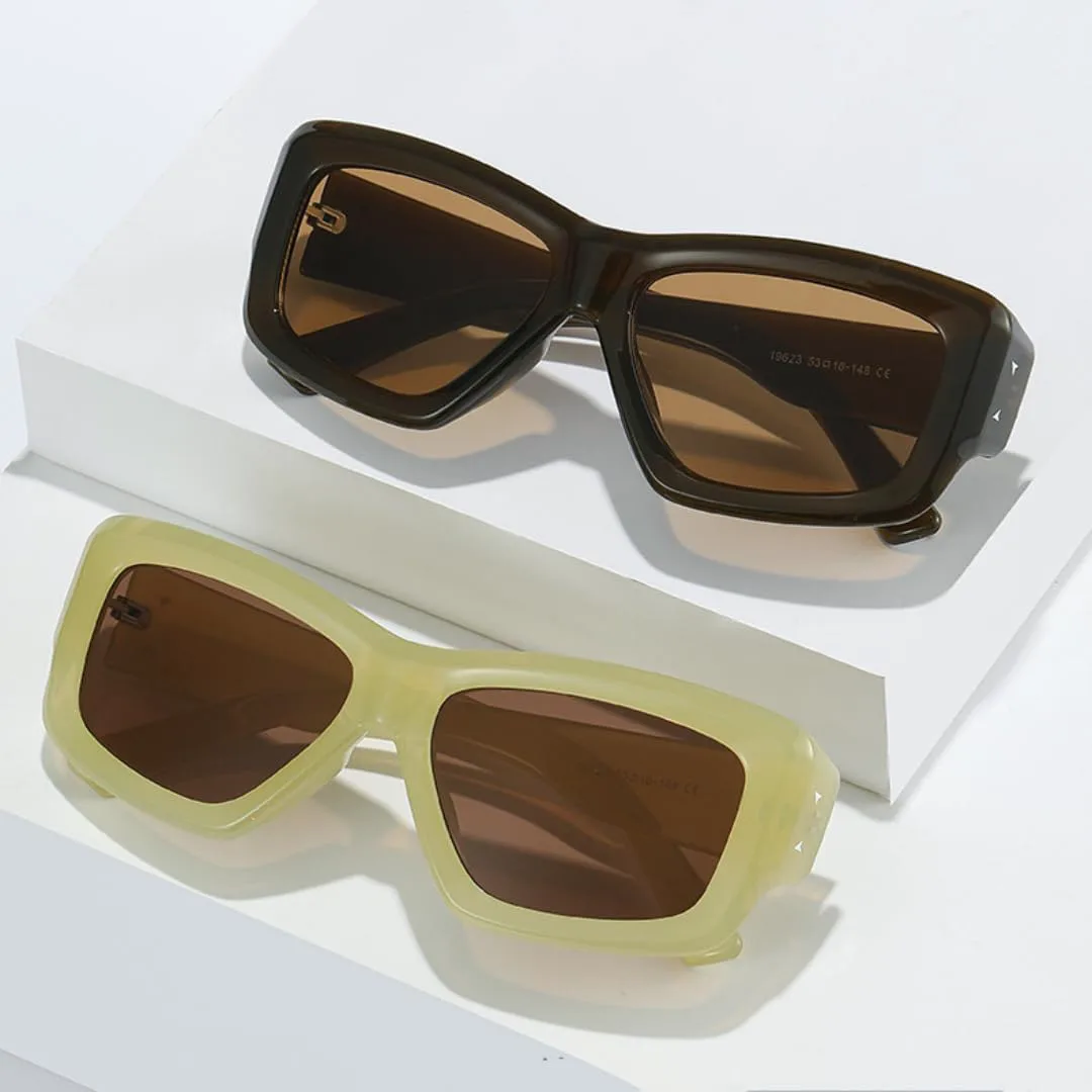 Модные большие солнцезащитные очки для женщин, конфетного цвета, с защитой от УФ-излучения UV400, для мужчин и для активного отдыха на природе VFDHN, Jelly Tea
Модные большие солнцезащитные очки для женщин, конфетного цвета, с защитой от УФ-излучения UV400, для мужчин и для активного отдыха на природе VFDHN, Jelly Tea