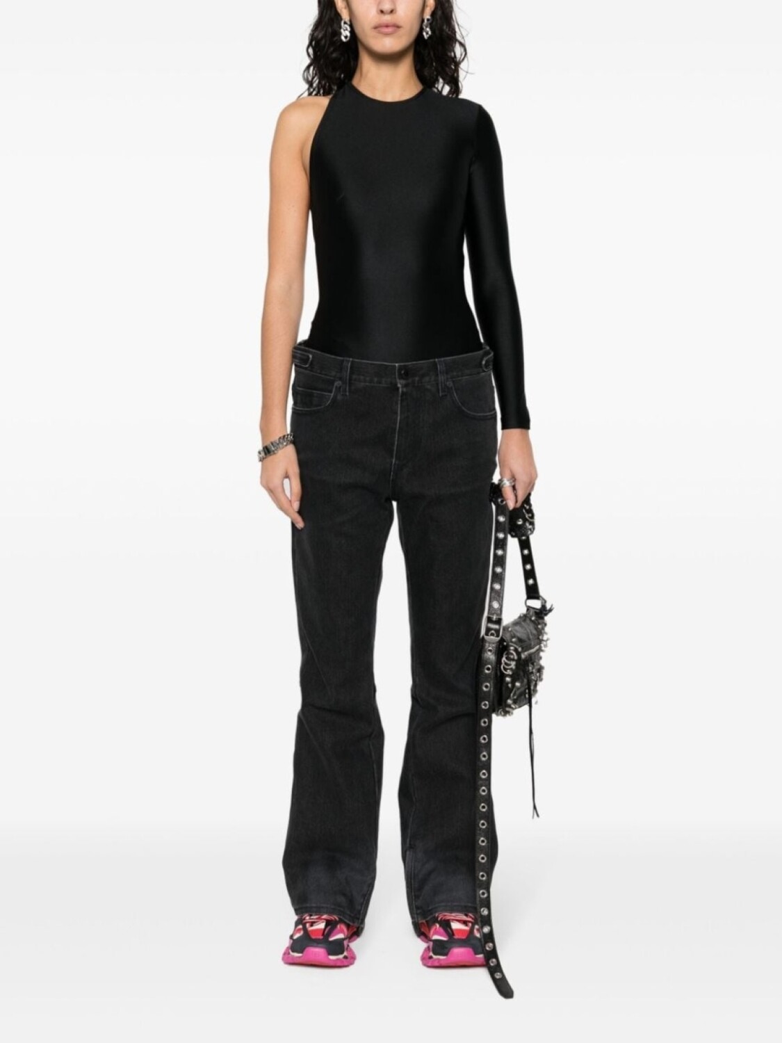 Расклешенные джинсы Balenciaga, серый
Расклешенные джинсы Balenciaga, серый