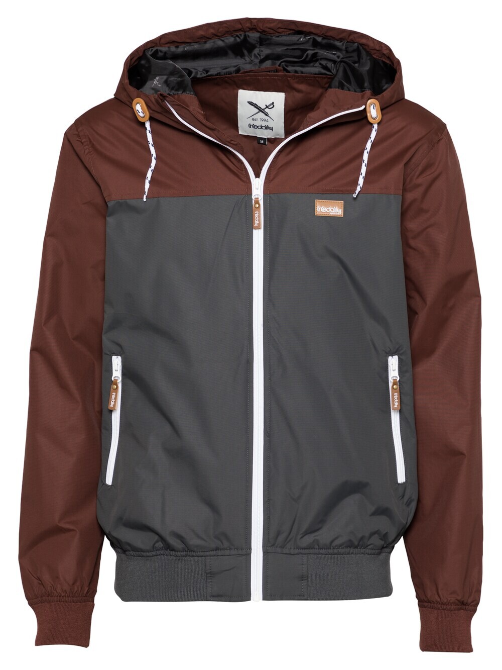 Межсезонная куртка Iriedaily Auf Deck, шоколадный/темно-серый
Межсезонная куртка Iriedaily Auf Deck, шоколадный/темно-серый