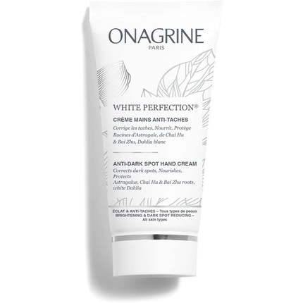Крем для рук против пятен White Perfection 50 мл Onagrine
Крем для рук против пятен White Perfection 50 мл Onagrine