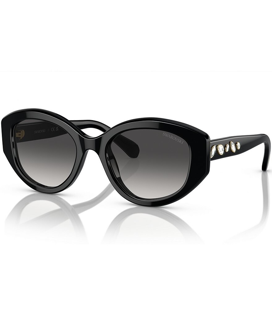Женские солнцезащитные очки Swarovski SK6005 53 мм с кристаллами неправильной формы, черный
Женские солнцезащитные очки Swarovski SK6005 53 мм с кристаллами неправильной формы, черный