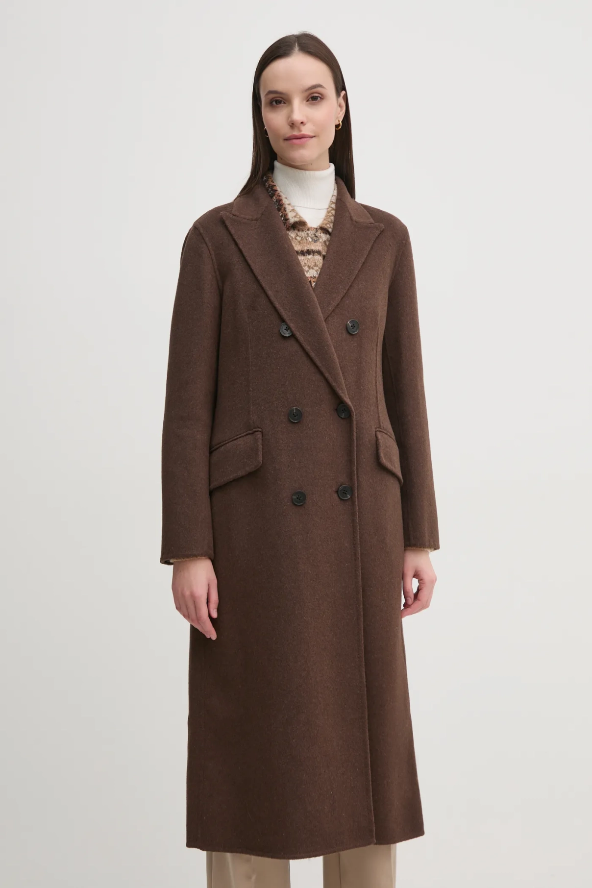 Плащ с добавлением шерсти Pedro del Hierro, коричневый
Плащ с добавлением шерсти Pedro del Hierro, коричневый