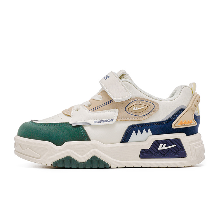 Низкие детские кроссовки для скейтбординга WARRIOR, бежевый/зеленый/хаки
Низкие детские кроссовки для скейтбординга WARRIOR, бежевый/зеленый/хаки