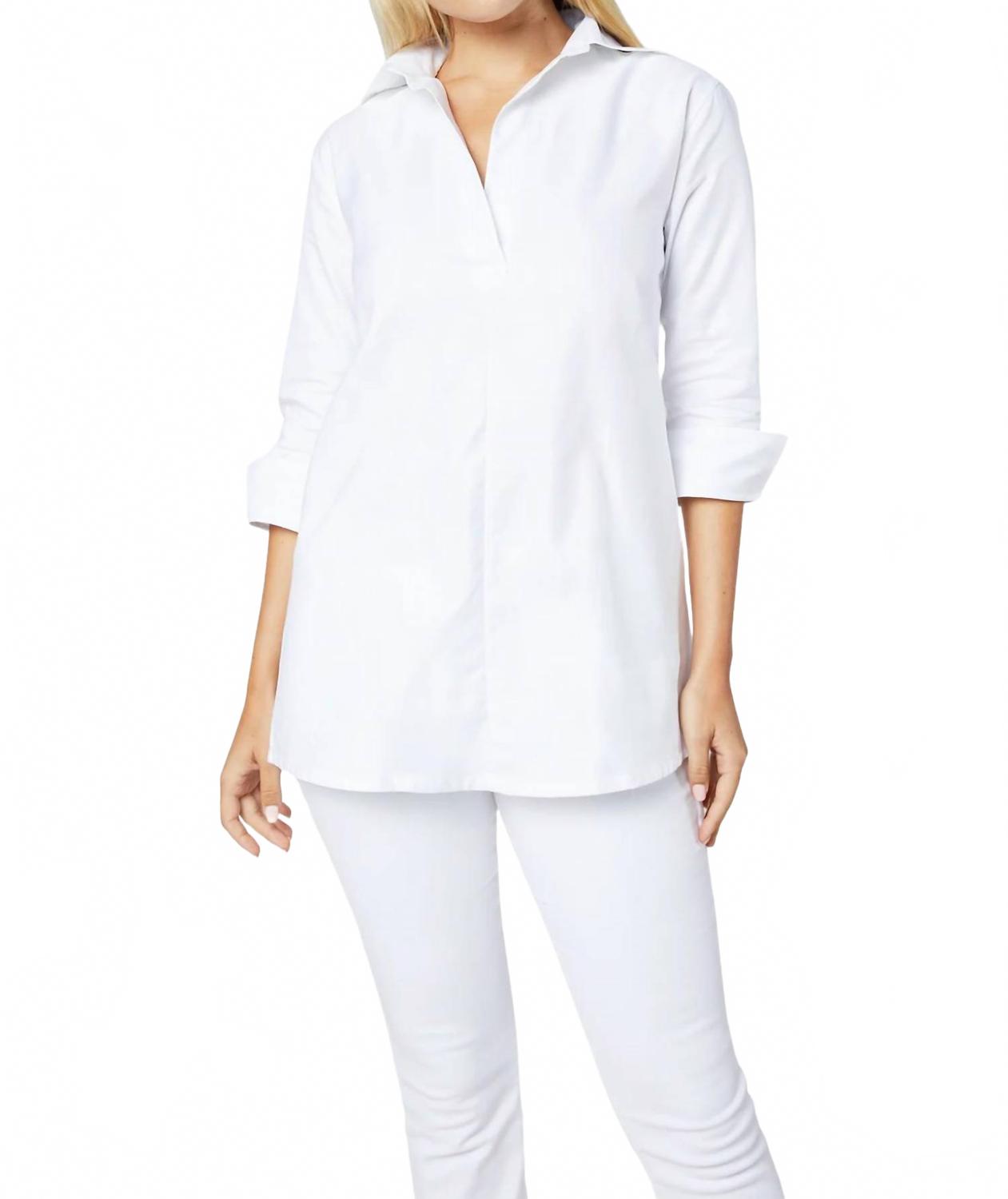 Дизайнерская туника в белом цвете Roxford Ann Mashburn
Дизайнерская туника в белом цвете Roxford Ann Mashburn