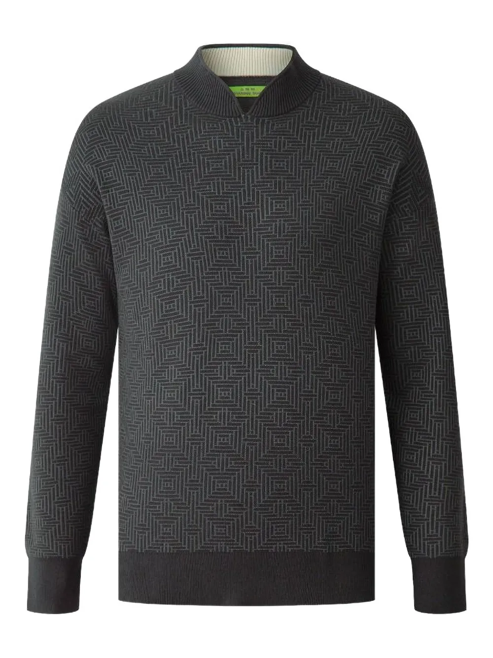 Свитер с жаккардовым узором Shanghai Tang, серый
Свитер с жаккардовым узором Shanghai Tang, серый