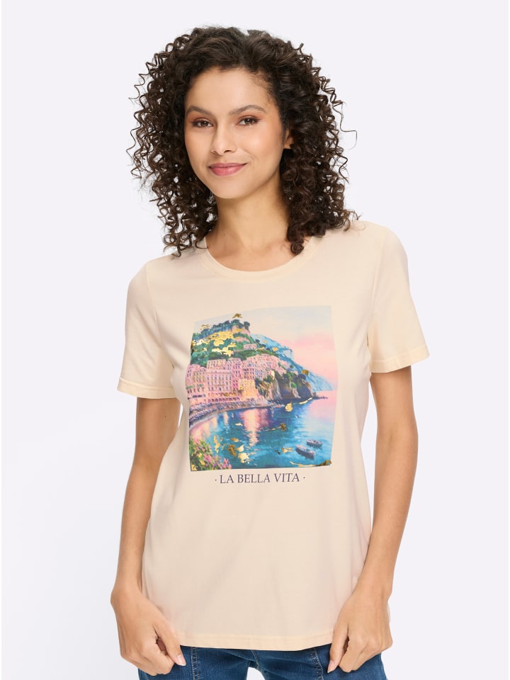 Рубашка с короткими рукавами цвета шампанского Heine
Рубашка с короткими рукавами цвета шампанского Heine