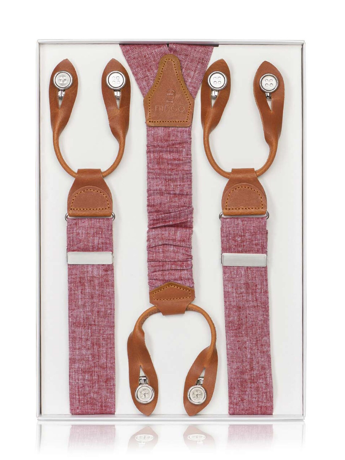 FAFIGO Подтяжки 'Zio Luigi' в цвете Berry
FAFIGO Подтяжки 'Zio Luigi' в цвете Berry