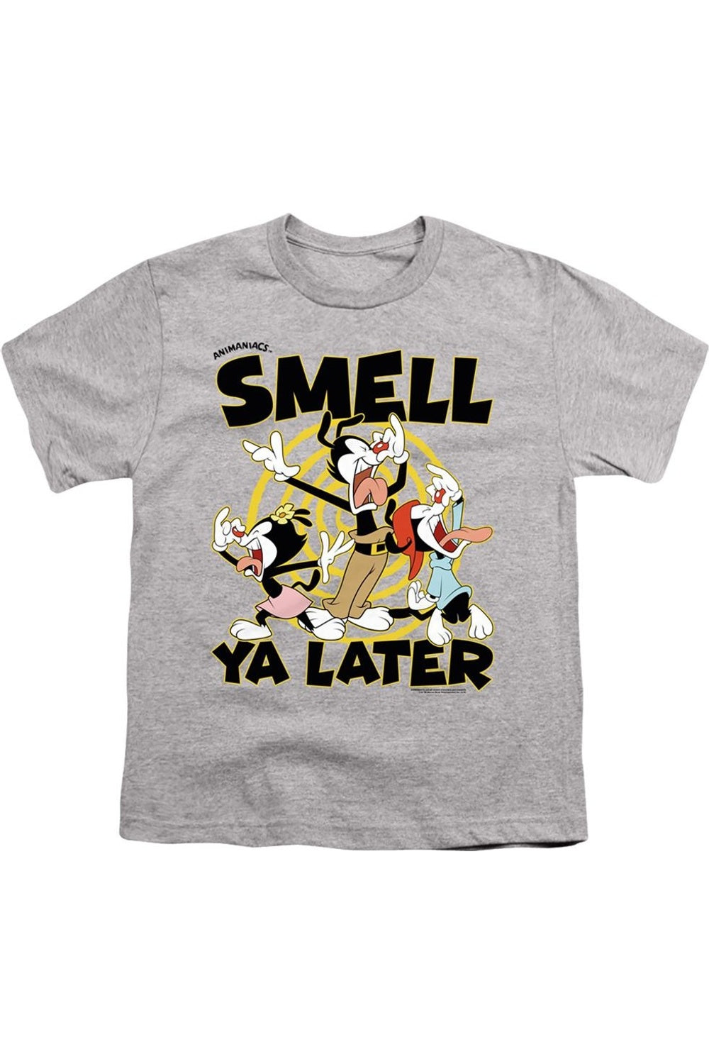 Футболка Animaniacs Smell Ya Later Gildan, Athletic Heather
Футболка Animaniacs Smell Ya Later Gildan, Athletic Heather