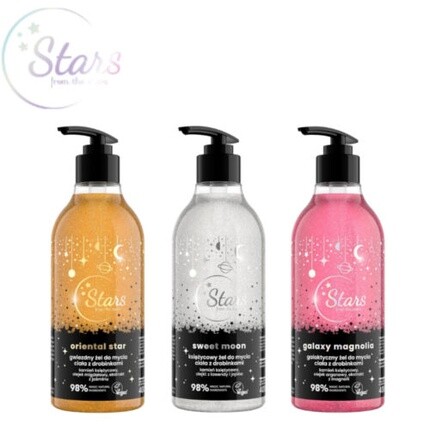 Гель для душа Stars с блестящими частицами Sparkling Cleanser 400 мл Веганский OnlyBio Stars From The Stars
Гель для душа Stars с блестящими частицами Sparkling Cleanser 400 мл Веганский OnlyBio Stars From The Stars