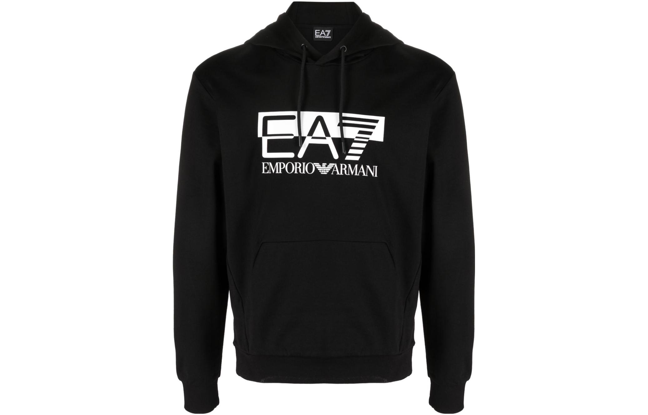 Хлопковая толстовка с логотипом EMPORIO ARMANI, черный
Хлопковая толстовка с логотипом EMPORIO ARMANI, черный