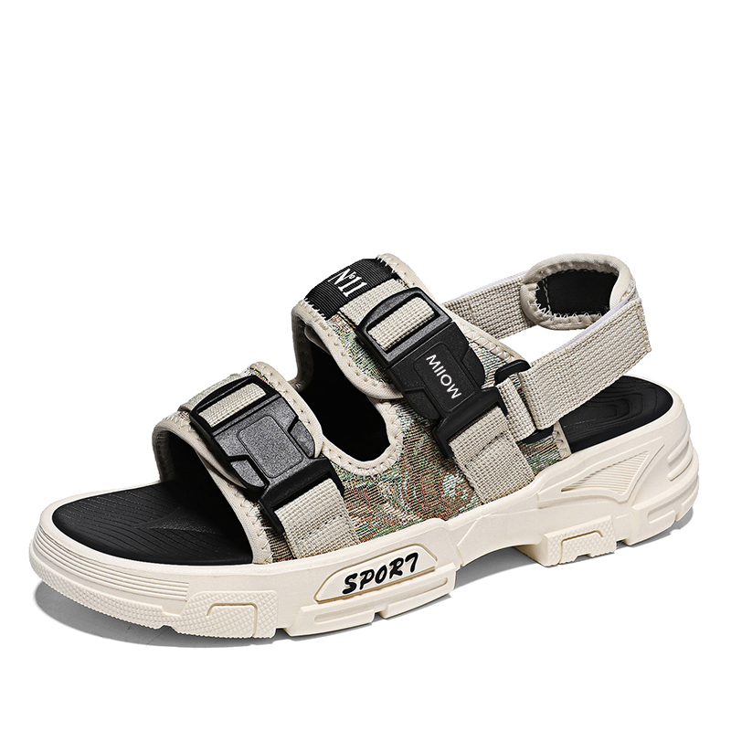 Пляжные сандалии мужские MIIOW, Beige Green 
Пляжные сандалии мужские MIIOW, Beige Green