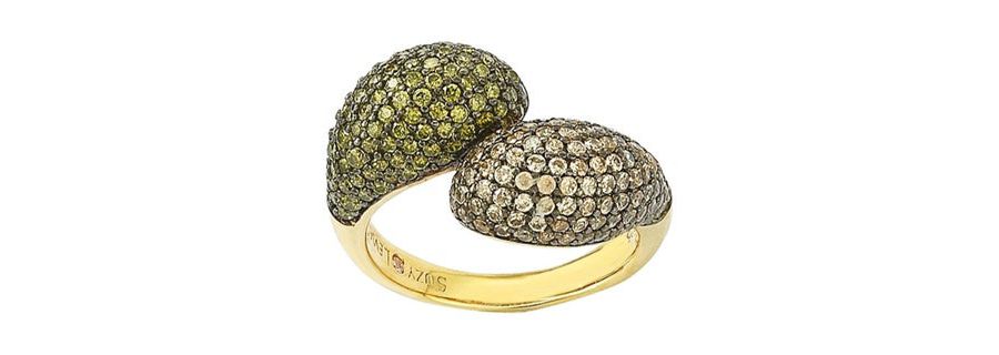 Кольцо Suzy Levian из стерлингового серебра с кубическим цирконием коричневого и зеленого цвета в стиле "пуховое кольцо" Suzy Levian New York, Brown
Кольцо Suzy Levian из стерлингового серебра с кубическим цирконием коричневого и зеленого цвета в стиле "пуховое кольцо" Suzy Levian New York, Brown