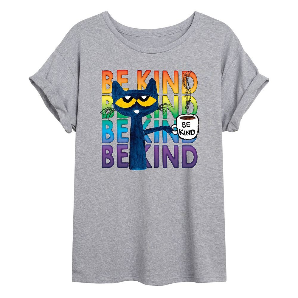 Размерная футболка с рисунком Pete The Cat Be Kind для юниоров Licensed Character, серый
Размерная футболка с рисунком Pete The Cat Be Kind для юниоров Licensed Character, серый