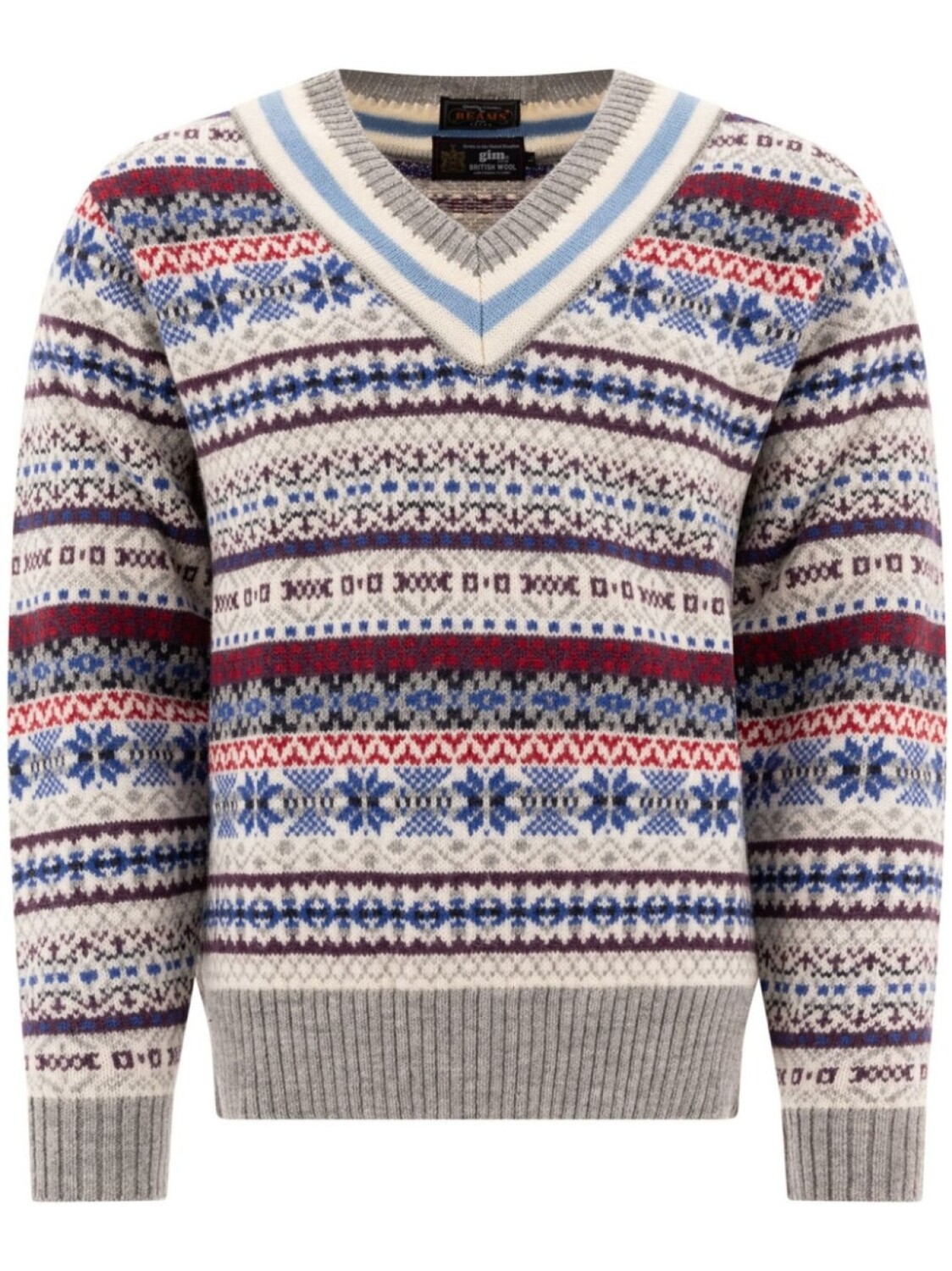 Джемпер вязки интарсия BEAMS PLUS, серый
Джемпер вязки интарсия BEAMS PLUS, серый