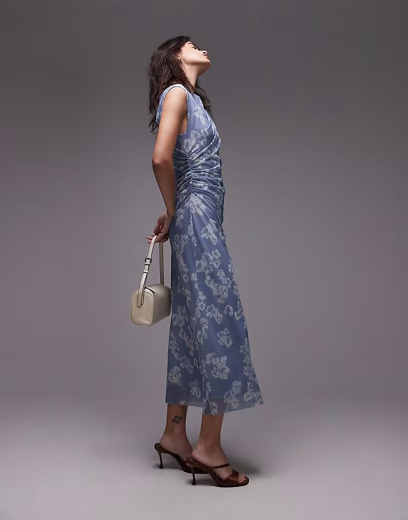 & Other Stories сетчатое платье миди с драпировкой и принтом в виде банта
& Other Stories сетчатое платье миди с драпировкой и принтом в виде банта