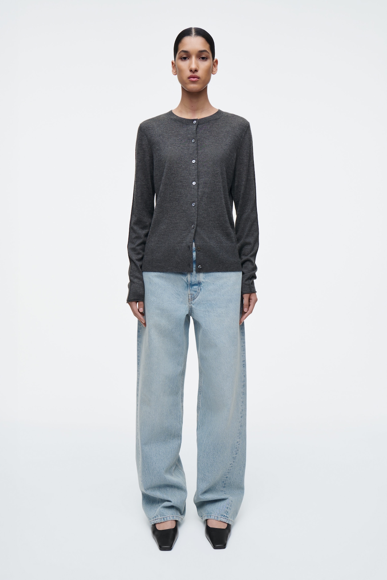 Джинсы "facade" с прямыми ногами COS, голубой
Джинсы "facade" с прямыми ногами COS, голубой