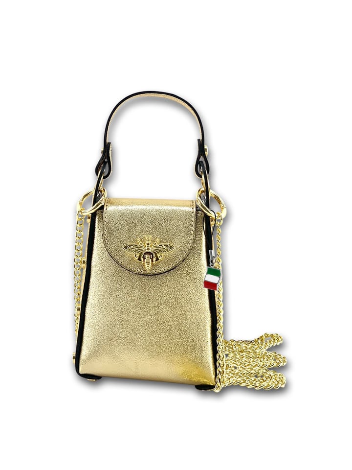 Кожаная сумка через плечо Florence, золотая, примерно 13 см Florence
Кожаная сумка через плечо Florence, золотая, примерно 13 см Florence